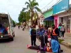 Accidente de tránsito en el casco céntrico de San Pedro