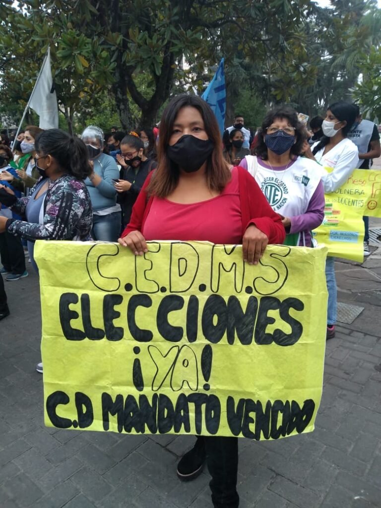 Delegada del C.E.D.E.M.S denuncia internas en el gremio docente [Audio]