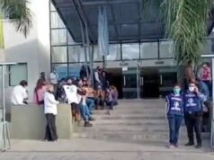 Reclamo de empleados del Centro Judicial