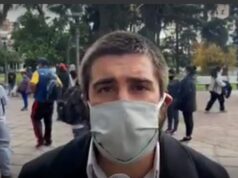 Dr. Héctor Huespe en la protesta frente a la Legislatura: «Son cinco años de corrupción, violencia y terrorismo de Estado»