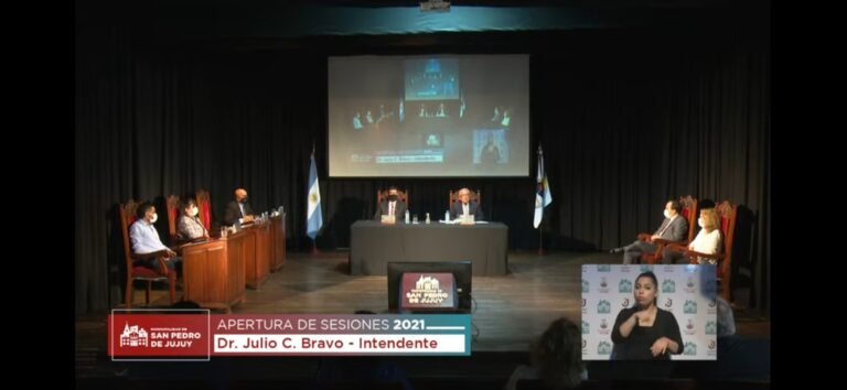 En vivo: Inicio del período de sesiones ordinarias del Concejo Deliberante de San Pedro de Jujuy