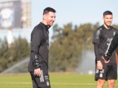 Messi ya se entrena con la Selección Argentina