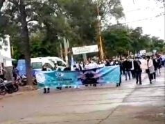 Acto y desfile en el Hospital Paterson por el Día Internacional de la Enfermería