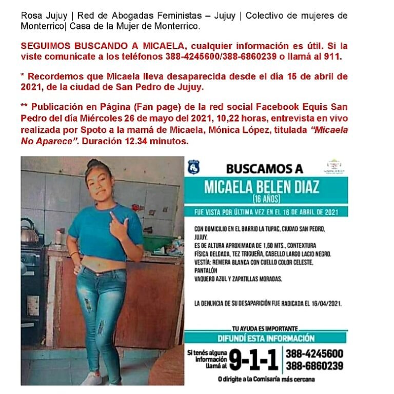 Organizaciones y movimientos de San Pedro y la provincia, manifestaron su repudio hacia medios de comunicación y periodistas que no cumplen con la perspectiva de género