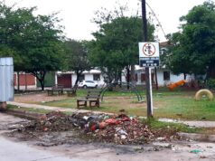 Microbasurales en el acceso sur de San Pedro