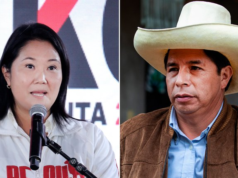 Ballotage en Perú: con el 100% de las mesas escrutadas, Pedro Castillo superó a Keiko Fujimori