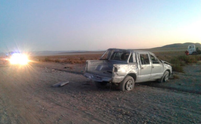 Un hombre volcó con su camioneta y murió en Yavi