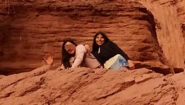 Salta: Horror en la Garganta del Diablo: se sacaron una foto y salió reflejado un rostro demoníaco