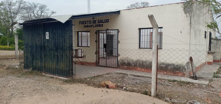 El Puesto de Salud del lote Miraflores, casi un año en estado de abandono