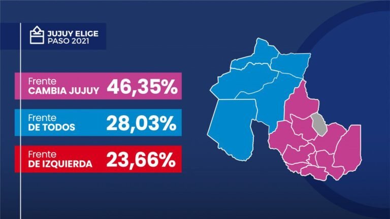 PASO en Jujuy: Así votaron en cada departamento