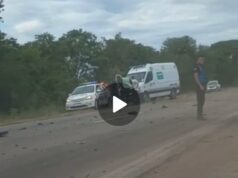 Un hombre murió tras el choque entre una camioneta y un camión sobre Ruta 34