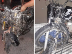 Dos motociclistas murieron al chocar de frente cerca de Monterrico