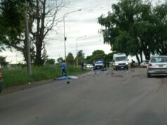 Un hombre y una mujer perdieron la vida en accidente sobre ruta 56 a la altura de La Mielera