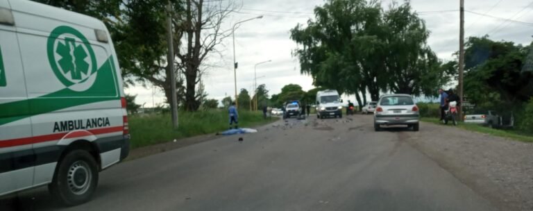 Un hombre y una mujer perdieron la vida en accidente sobre ruta 56 a la altura de La Mielera