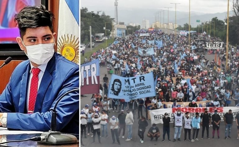 Dirigente político jujeño propone quitarle los subsidios a los piqueteros que cortan rutas
