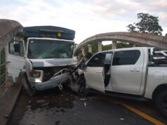 Violenta colisión en puente sobre el arroyo El Zanjón