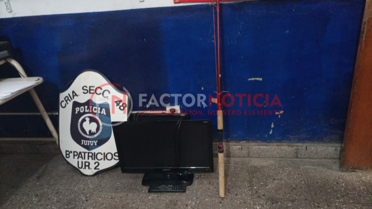 San Pedro: Recuperaron elementos robados en la jurisdicción de la Seccional 48