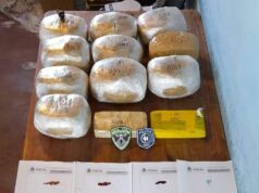 Secuestran un cargamento con cocaína y marihuana en Aguas Calientes