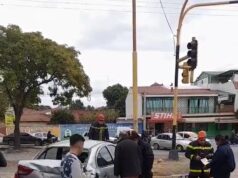 Accidente en avenida Siria: un camión embistió a dos vehículos