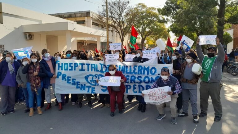 San Pedro: Protesta en el Hospital Paterson