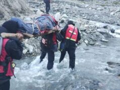 Rescatan a un hombre en Monte Carmelo