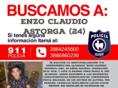 Intensa búsqueda de Enzo Claudio Astorga: está desaparecido desde el 19 de mayo