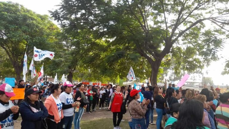 Fraile Pintado: docentes salieron a la ruta