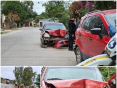 San Pedro: chocaron dos vehículos en barrio Belgrano
