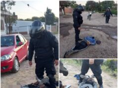 Detenidos en Barrio San Miguel por robo a vehículo y posesión de armas blancas