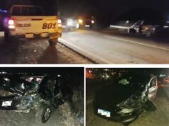 Cuatro heridos en triple colisión en ruta nacional 34