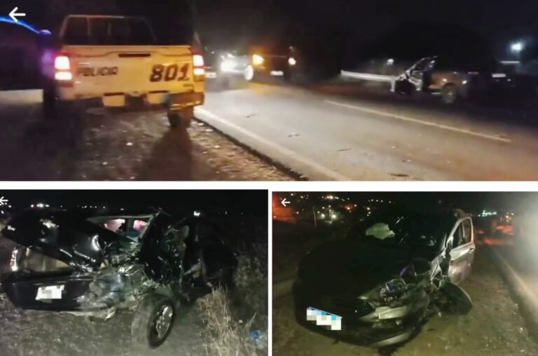Cuatro heridos en triple colisión en ruta nacional 34