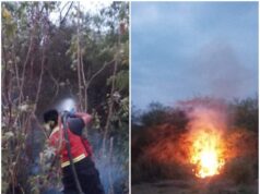 La Mendieta: Incendio de Pastizales en Barrio 23 de Agosto